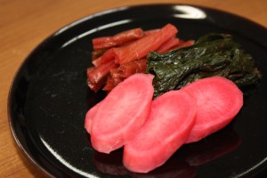 赤菜の酢漬け