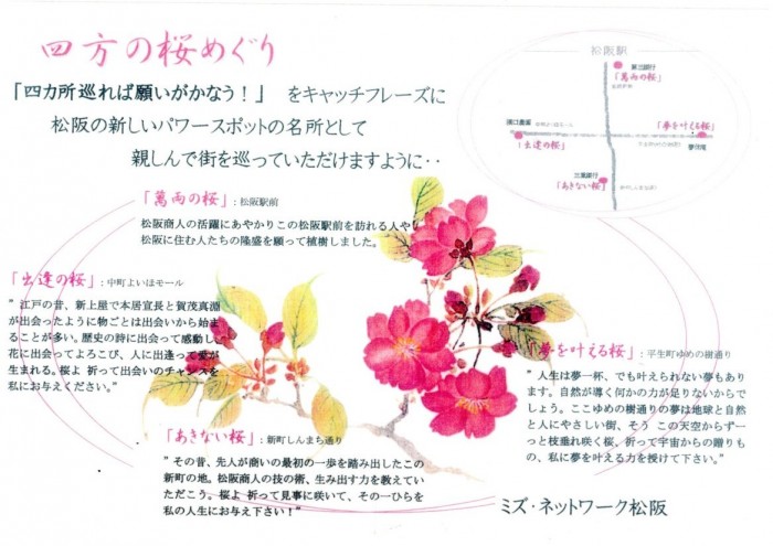 四方の桜めぐり