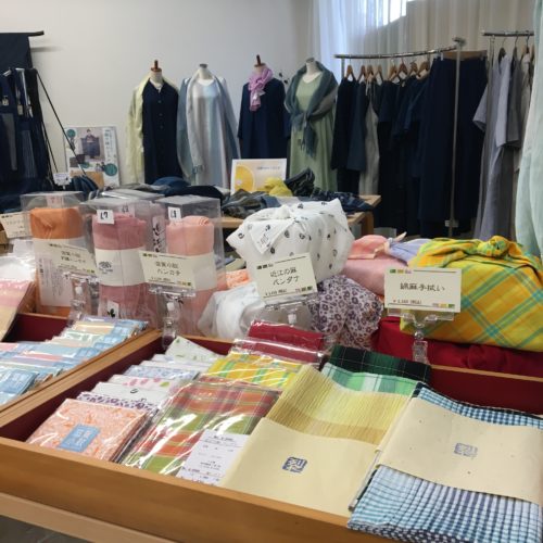 松阪もめん×近江麻　コラボ作品展示販売会　～令和3年8月16日(月)まで