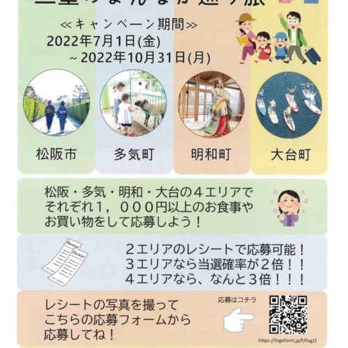 めぐって当てよう！三重のまんなか巡り旅